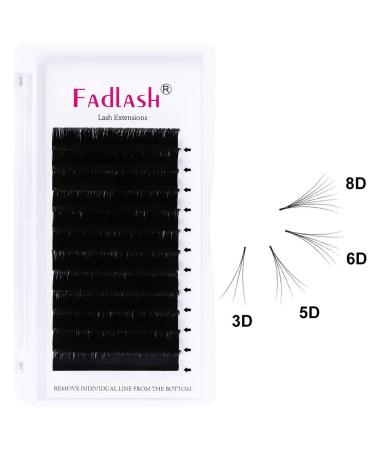 Self-Fleed Eyelashes - Volume Eyelash Extensions | Easy Fan Lashes 0.07mm C Curl - Global Shipping - Buy Online on SooperMarket.com