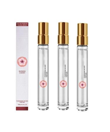3PCS Pheromone Perfume For Women Fragrance Pheromone Cologne Attract Men Long Lasting Fragrance Increase Self Confidence and Self Enhance (3 Pack)