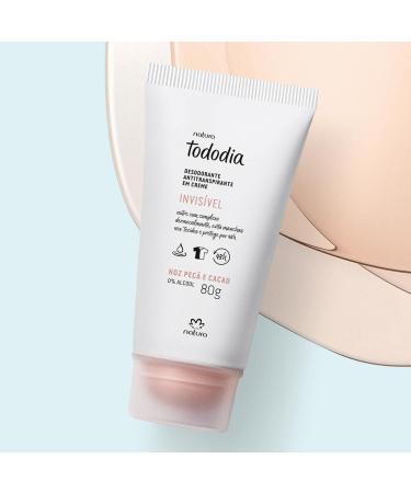 Natura Todo Dia (Macadamia) Invisible Antiperspirant Cream Deodorant 80g - Everyday Collection - Buy Online on SooperMarket.com