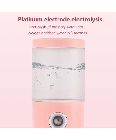 Dajidafu Face Mist Sprayer 30ml Rechargeable Moisturizing Facial Humidifier Portable Atomizer Salon Water Steamer Refillable Mister Pink - Buy Online on SooperMarket.com