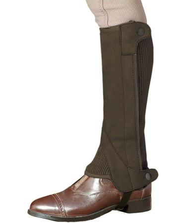 Ovation Elite Dark Brown X-Small Half Chaps - Premium Quality - Buy Online on SooperMarket.com