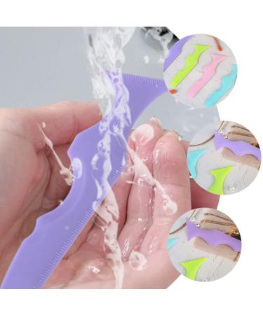 2pcs Silicone Eye Makeup Tools - Eyeliner Stencils & Mascara Aid for Women | Perfect Purple Makeup Accessories - Buy Online on SooperMarket.com