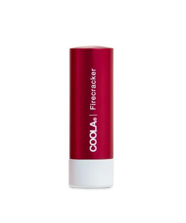 COOLA Organic Mineral Sunscreen Tinted Lip Balm  Lip Care for Daily Protection  Broad Spectrum SPF 30  Firecracker  0.15 Fl Oz