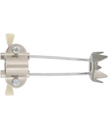 BORDSTRACT Stainless Steel 5-Prong Cane Tip Ice Grip Attachment - Anti-slip Safety Accessory for Walking Canes, Trekking Poles, and Crutches - Buy Online on SooperMarket.com