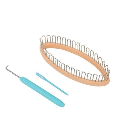 GLOGLOW Knitter Looms Set  DIY Socks Leg Warmers Weaver Crochet Ring Knitting Machine Accessorieswith Yarn Needle Knit Tools