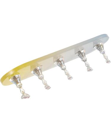 minkissy 5 Sets Nail Practice Holder Nail Display for Nail Painting Decorative Nail Racks Training Nail Display Beauty Nail Stands Nail Practice Stand Gold and Silver Plastic Storage Box - Buy Online on SooperMarket.com