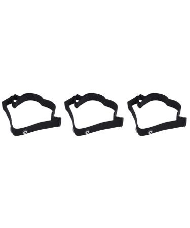 TsoLay 3X Chest Belt Strap for Sports Wireless Frequency Heart Rate Monitor Black