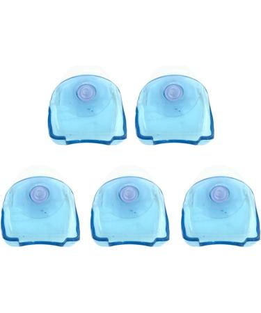 Set of 5 Plastic Suction Cup Razor Holders - Bathroom Organizer - Blue - 2X Pack - Ideal for International Shipping - Buy Online on SooperMarket.com