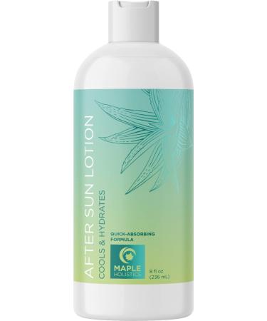 Hydrating After Sun Lotion with Aloe - Ultra Cooling Aloe Vera Lotion for Sunburn Hydration with Cocoa Butter and Rosehip Oil - Aloe Lotion After Sun Moisturizer for Dry Skin with Hyaluronic Acid