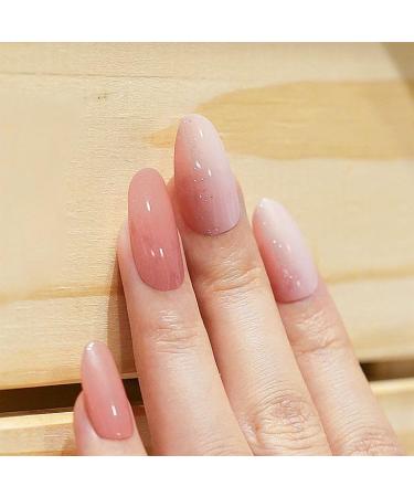 DANNI & TONI 28 Strawberry Daiquiri Gel Nail Stickers - Salon-Quality Semi Cured Manicure Set - Buy Online on SooperMarket.com