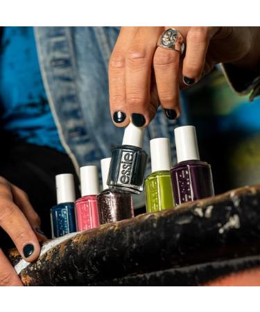 Buy Vegan Salon-Quality Black Nail Polish | Essie Fall 2024 - Studs & Spikes 0.46 fl oz - International Shipping Available - Buy Online on SooperMarket.com