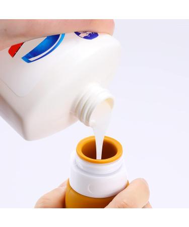 90ml Silicone Travel Bottles Set - BPA-Free Leak-Proof Refillable - Perfect for Toiletries Lotion Shampoo Conditioner (Brown) | International Shipping - Buy Online on SooperMarket.com