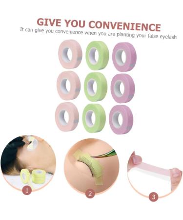 minkissy 18 Rolls Lash Tape Lash Extension Adhesive Lashes Tape False Lash Adhesive Tape Beauty Tools Eye Skin Tape Cosmetic Extension Sticker Non-woven Fabric - Buy Online on SooperMarket.com