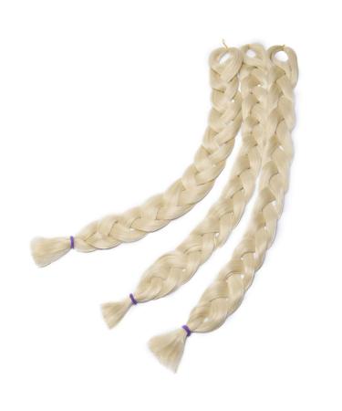 Tess 41 Jumbo Braids Extensions - Synthetic Crochet Hair 3PCs 165g - Light Blonde #613 - 100cm Braiding Hair - Buy Online on SooperMarket.com
