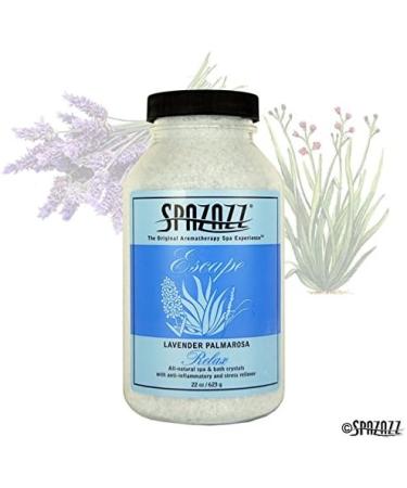 Spazazz 7376C Lavender Palmarosa Spa and Bath Crystals 1.37 lb - Relaxation and Aromatherapy - Buy Online on SooperMarket.com