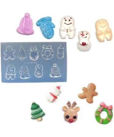 Christmas Nail Stamping Mold - DIY Silicone Stencil Tools for Festive Manicure Designs - Buy Online on SooperMarket.com