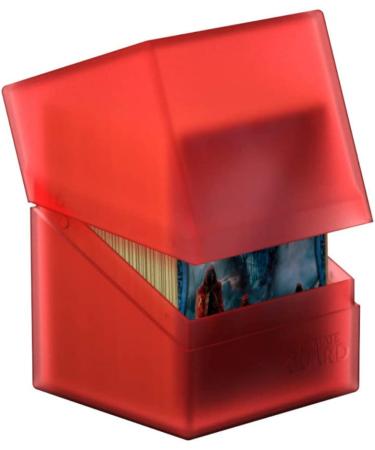 Ultimate Guard Boulder 100 Deck Case - Large Ruby - Secure and Stylish Storage Solution - Buy Online on SooperMarket.com