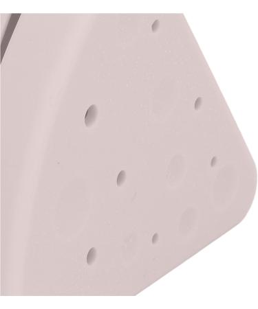 Triangular Powder Storage Box Puff Holder Easy to Clean Convenient Double-sided Air Vent Smooth-closing Silicone Portable for Home Travel (Chocolate Color) - Buy Online on SooperMarket.com
