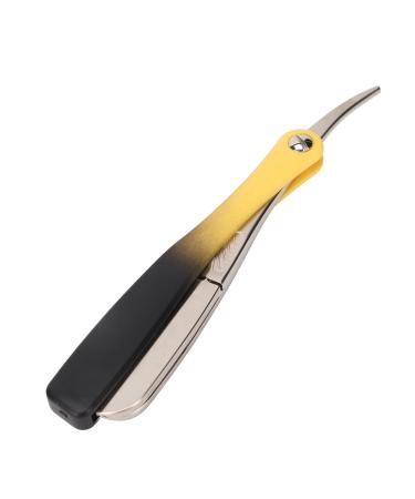 Premium Straight Edge Razor for Men - Manual Hair Cutting Trimmer & Gradient Blade for Eyebrows & Beards - Silver - Buy Online on SooperMarket.com