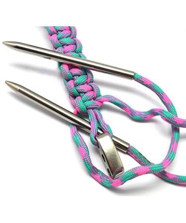 2pcs Stainless Steel Paracord Fids Needles 5*75mm for Camping & Hiking - Buy Online on SooperMarket.com
