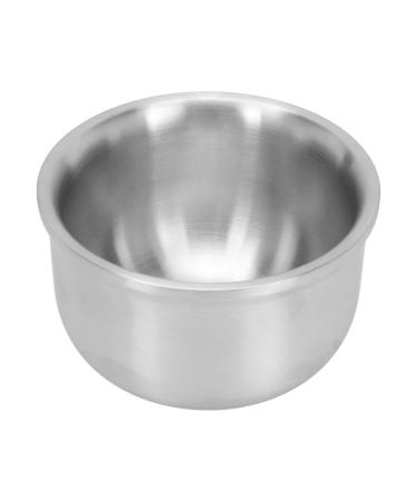 Shaving Foam Mug Professional Shaving Bowl with Large Capacity Soft Portable Stainless Steel for Home Travel