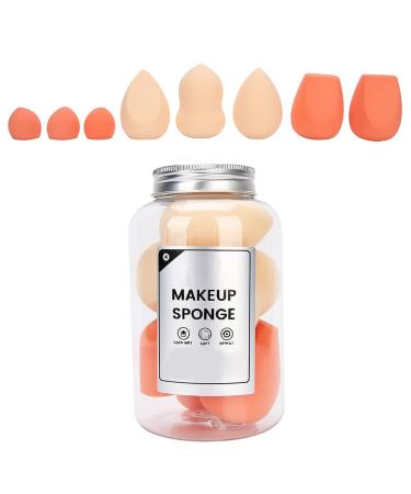 Zetiling 8PCS Makeup Sponge Set - Hypoallergenic Dual Use Wet & Dry Powder Puff Tool for All Makeup Artists - Beginner & Professional - 2 Color Pack - Buy Online on SooperMarket.com