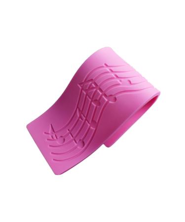 HOMSFOU Cake Toppers Music Note Decor Silicone Mold Cake Decorations De para Gelatinas Cake Mold Fondant Molds Cakesicles Mold DIY Mould Fondant Cake Fudge medium Pink