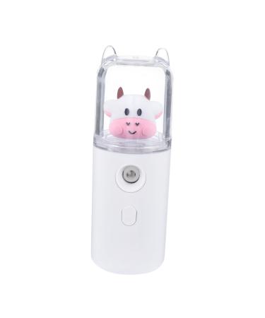 PLAFOPE Moisturizer Spray Humidifier Oul Diffuser Light Aroma Humidifier Face White Plastic Material