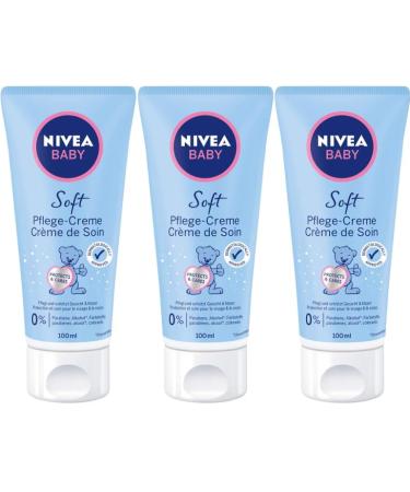 Nivea Baby Soft Care Cream pack of 3 (3 x 100 ml)
