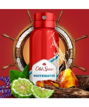 Old Spice Whitewater Bodyspray 150ml - Refreshing Scent - 5.07 Fl Oz - Buy Online on SooperMarket.com