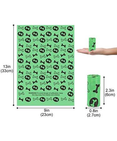 Nestling 300 Dog Poop Bags with Dispenser | Super Strong, Leak Proof & Biodegradable | Green Dog Waste Bags - Buy Online on SooperMarket.com