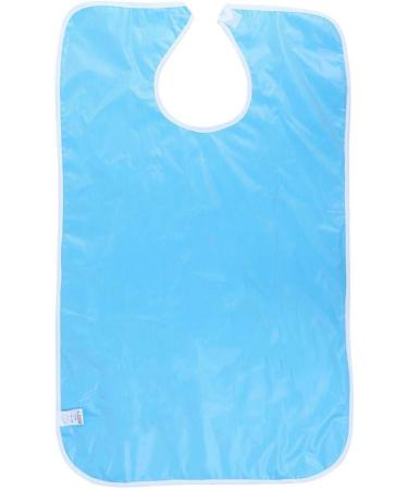 Adult Bibs for Eating Waterproof Mealtime Bib for Elderly Reusable Large Clothing Protector Crumb Catcher for Men Women(27 * 17 * 2cm-Flower Blue) 27*17*2cm Flower Blue - Buy Online on SooperMarket.com