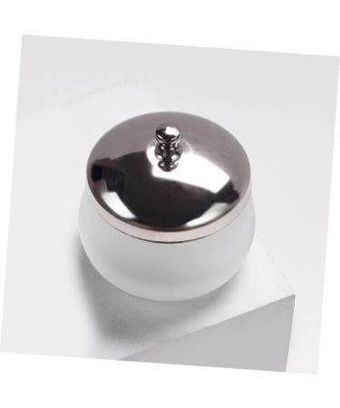 Healeved Nail Art Crystal Cup Decorative Monomer Dish Liquid Containers Manicure Tool Dappen Dish with Lid Nail Art Cleaning Tool Glass Cleaning Cup Stainless Steel Mixing Cup Carved - Buy Online on SooperMarket.com