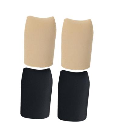 Big Toe Caps 2 Pairs Silicone Gel Breathable Shoes Protective Cap Portable Soft Silicone Toe Protectors Guard Plate Silicone Toe Covers Armor moisturizing As Shown 4x2.5cm