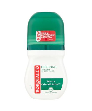 Borotalco: Deo Roll On "Original Microtalc" 50 ml (1.69 fl.oz) pack of 2