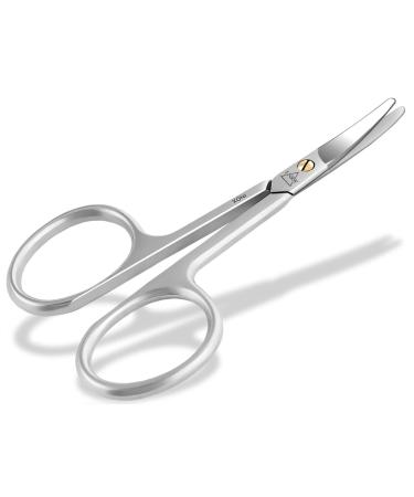 Professional nail scissors footnail scissors with rounded tips and extra sharp and slightly curved cutting surface made of stainless steel - stainless scissors for manicure and pedicure - only 8 cm short design