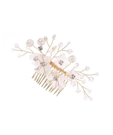 minkissy Comb for Bridal Crystal Hair Comb Bridal Hair Comb Wedding Bride Hair Accessories