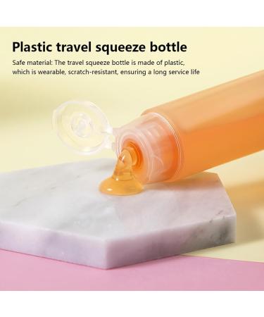 Dajidafu Travel Squeeze Bottle Portable Toothpaste Dispensing Container Refillable Empty Squeezable Dispenser Tube Household 50ML Pink - Buy Online on SooperMarket.com