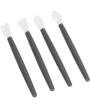 Reusable Swabs Durable Flexible 4 Pieces Silicone Makeup Brush Multipurpose Waterproof Compact for Lip Makeup - Buy Online on SooperMarket.com