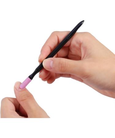 Pumice Stone Cuticle Nail Pusher Tool 12 1 1 New Nail Art Cuticle Remover Scrub Polish Quartz Pusher Stick Pen Manicure Pedicure Repair Tool - Buy Online on SooperMarket.com