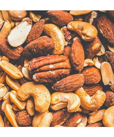 Seeberger Roasted Nut Mix - 5-Pack (150g Each) | Salt-Free Almonds Cashews Pecans & Peanuts for Snacking - International Shipping Available - Buy Online on SooperMarket.com