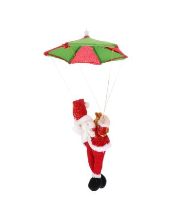 Toyvian Christmas H nkige Christmas decoration for hanging Christmas decorations children's toys parachute Christmas parachute Christmas tree older