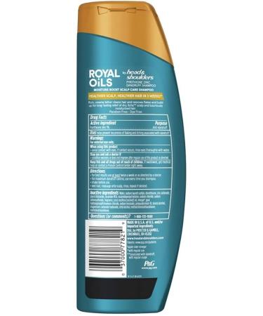 Head & Shoulders Royal Oils Shampoo Moisture Boost 13.5 oz (Pack of 2) - Nourishing Treatment for Dry Scalp - International Shipping Available - Buy Online on SooperMarket.com