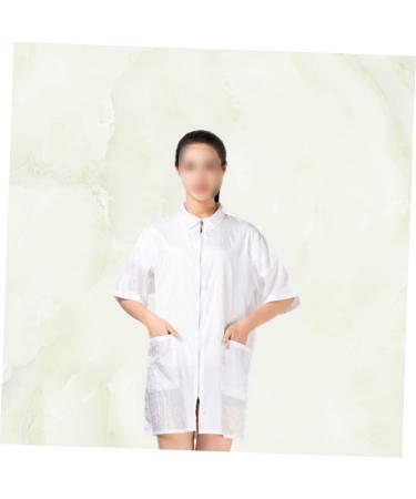 minkissy Clothes Hair dye Clothes Work Clothes Mens Tank Tops thobes for Men Custom Barber Jackets Chef Coat Jacket Clothes Hair Dye Hair Treatment Breathable Cloak Apron Apron - Buy Online on SooperMarket.com