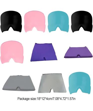 Dajidafu Eye Patch Multifunctional Gel Migraine Relief Hat Lightweight Eyepatches Sleeping Covers Cooling Cover Tension Women Double Layer/Pink - Buy Online on SooperMarket.com