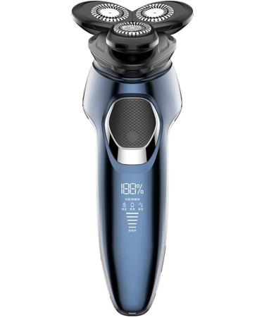 GeRRiT Electric Razor Electric Shavers for Men Dry Wet Waterproof Mens Rotary Facial Shaver Face Shaver Cordless Travel USB Rechargeable with Beard Trimmer LED Display for Shaving Husband Dad