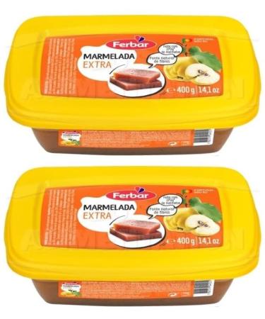 Exclusive Portuguese Ferbar Marmalade Quince Cheese / Marmelada Ferbar - 400g - Pack of 2