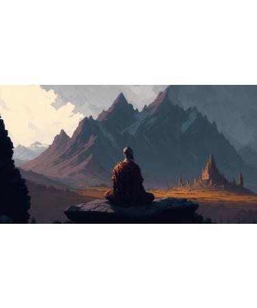 Role Play Scented Candle Monk with Hidden D20 Dice - Handmade in Germany | 240ml 40 Hours Burn Time - Buy Online on SooperMarket.com