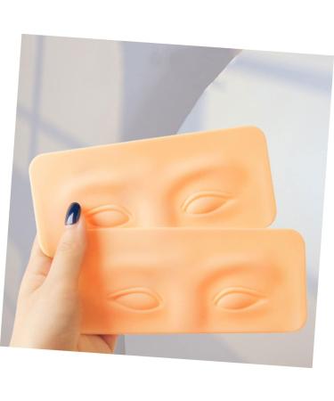 Baluue 4pcs Eyebrow Practice Block Makeup Practice Eye Make up Training Skin Practice Eye Board 16x7cm As Shown - Buy Online on SooperMarket.com