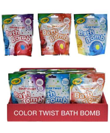Crayola QQ851HBAZAP24 Bath Bomb in Blind Bag, Multicolor (Pack of 4)